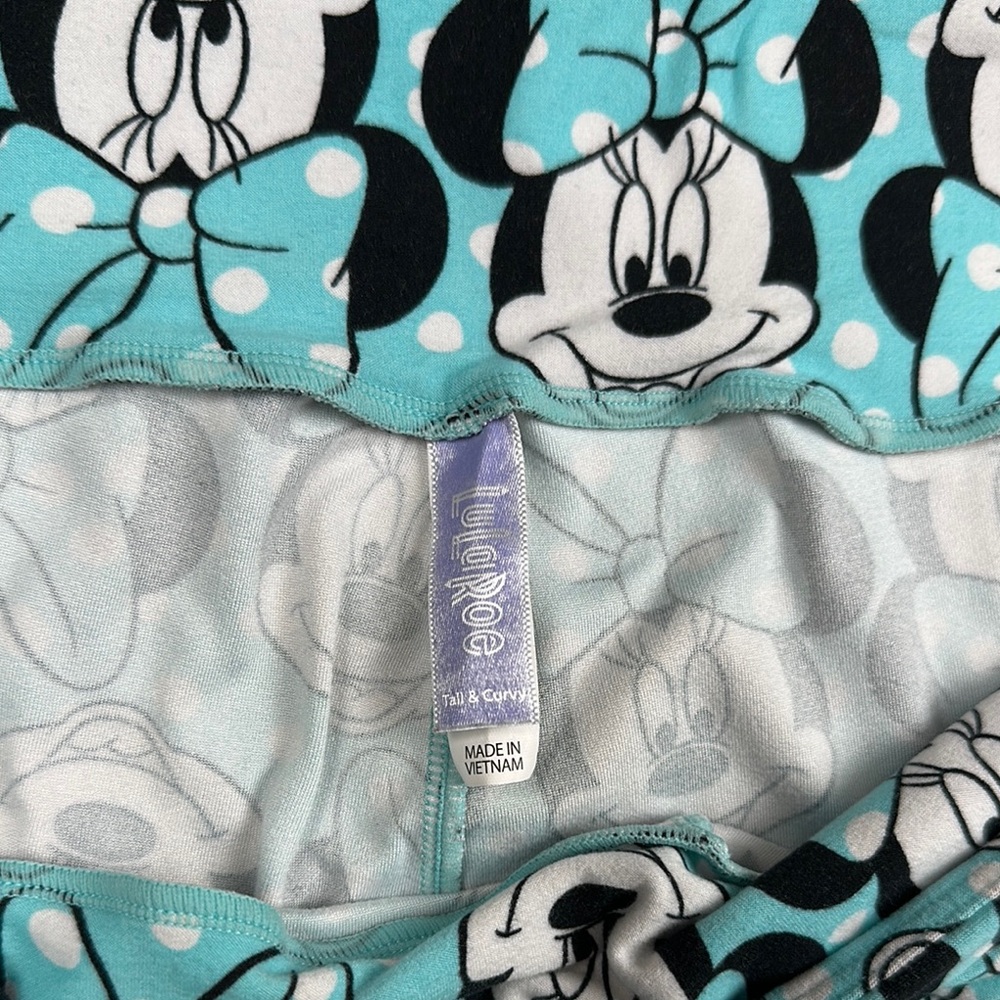 Disney Blue and Black Minnie Mouse Leggings - Picture 2 of 5